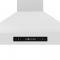 36" Forno Venezia Wall-Mounted Range Hood in White with Touch Controls and Baffle Filters - FRHWM5503-36WHT