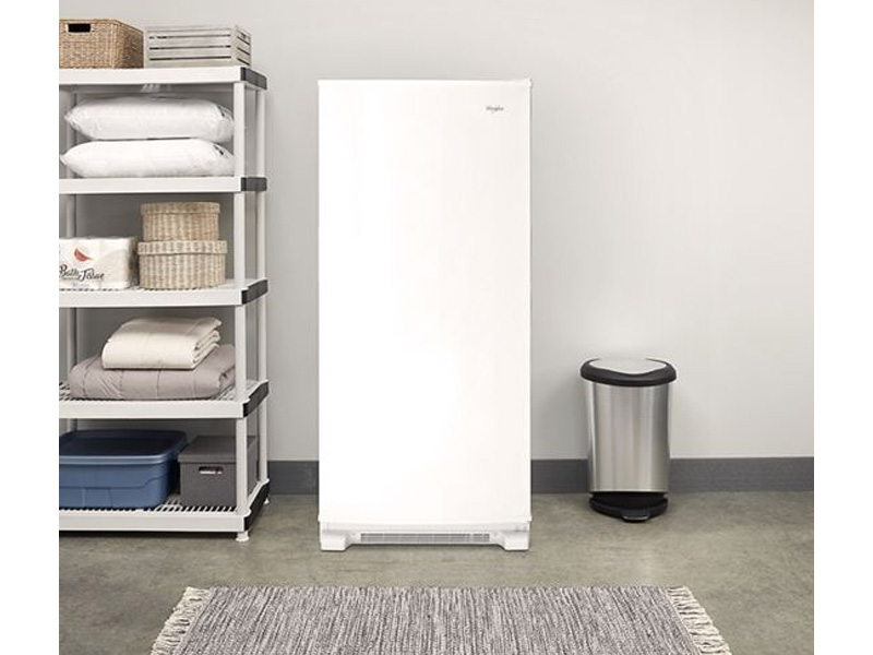 30" Whirlpool 18 Cu. Ft. Upright Freezer With Adjustable Wire Shelves - WZF34X18DW