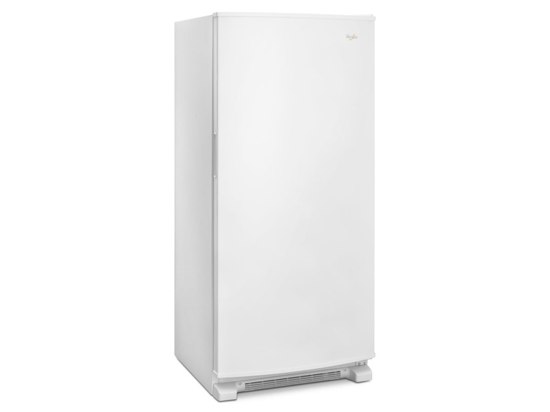 30" Whirlpool 18 Cu. Ft. Upright Freezer With Adjustable Wire Shelves - WZF34X18DW