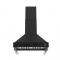 30" Forno Venezia Wall-Mounted Range Hood in Black with Touch Controls and Baffle Filters - FRHWM5503-30BLK