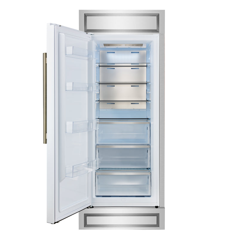 28" Forno Maderno 13.6 Cu. Ft. Built-In Convertible Refrigerator - FFFFD1722-32LMG-WHT