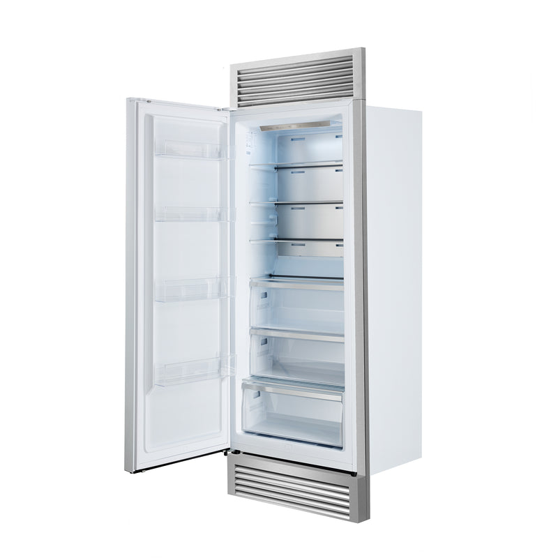 28" Forno Maderno 13.6 Cu. Ft. Built-In Convertible Refrigerator - FFFFD1722-32LSG-WHT
