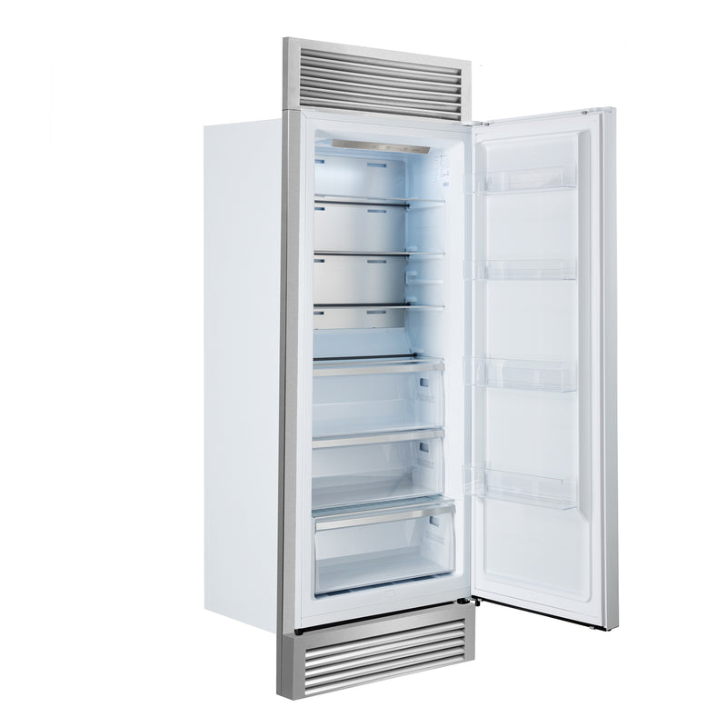 28" Forno Maderno 13.6 Cu. Ft. Built-In Convertible Refrigerator - FFFFD1722-32RSG-WHT