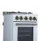 20" Forno Lamazze Freestanding Gas Range in White - FFSGS6265-20WHT