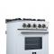 24" Forno Breno Freestanding Gas Range in White - FFSGS6290-24WHT