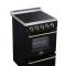 24" Forno Loiano Freestanding Electric Range in Black - FFSEL6099-24BLK