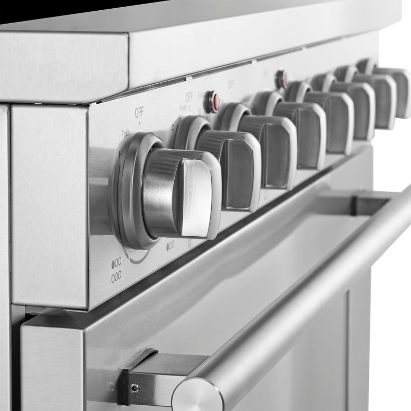 36" Forno Paolo Freestanding Electric Range in Stainless Steel - FFSEL6011-36