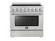 36" Forno Paolo Freestanding Electric Range in Stainless Steel - FFSEL6011-36