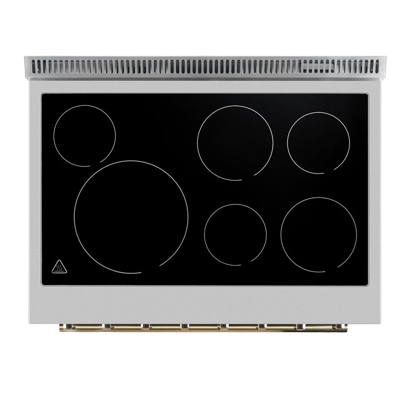 36" Forno Paolo Freestanding Electric Range in White - FFSEL6011-36WHT