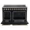 48" Forno Paolo Freestanding Electric Range in Black - FFSEL6011-48BLK