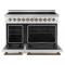 48" Forno Paolo Freestanding Electric Range in White - FFSEL6011-48WHT