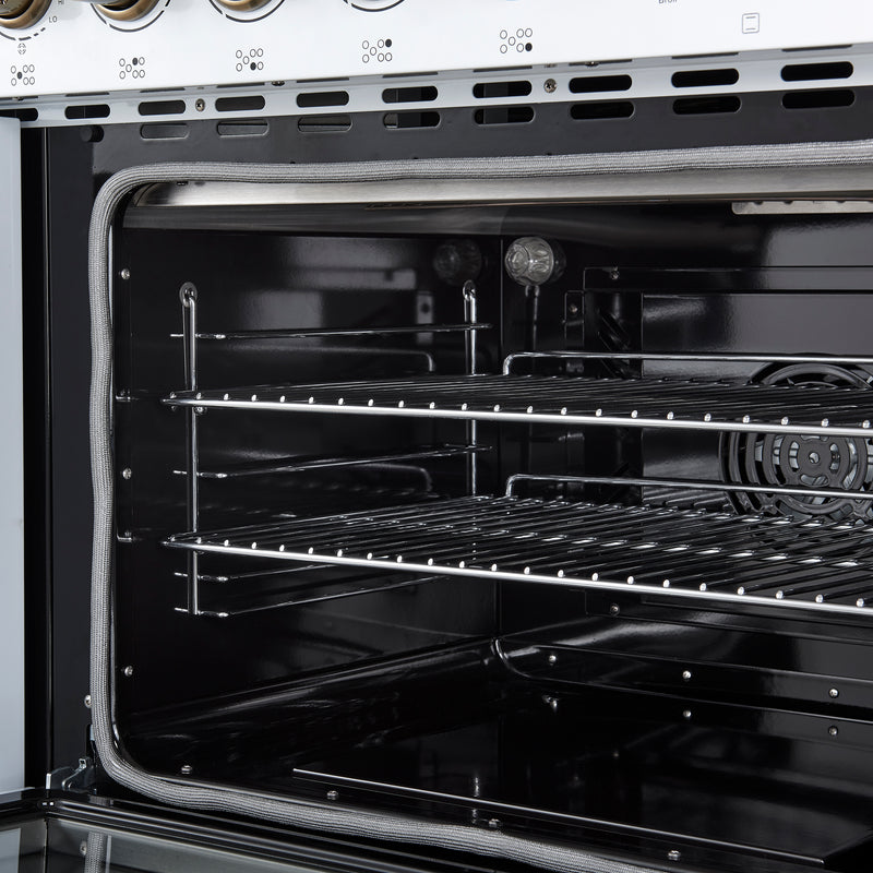 48" Forno Paolo Freestanding Electric Range in White - FFSEL6011-48WHT