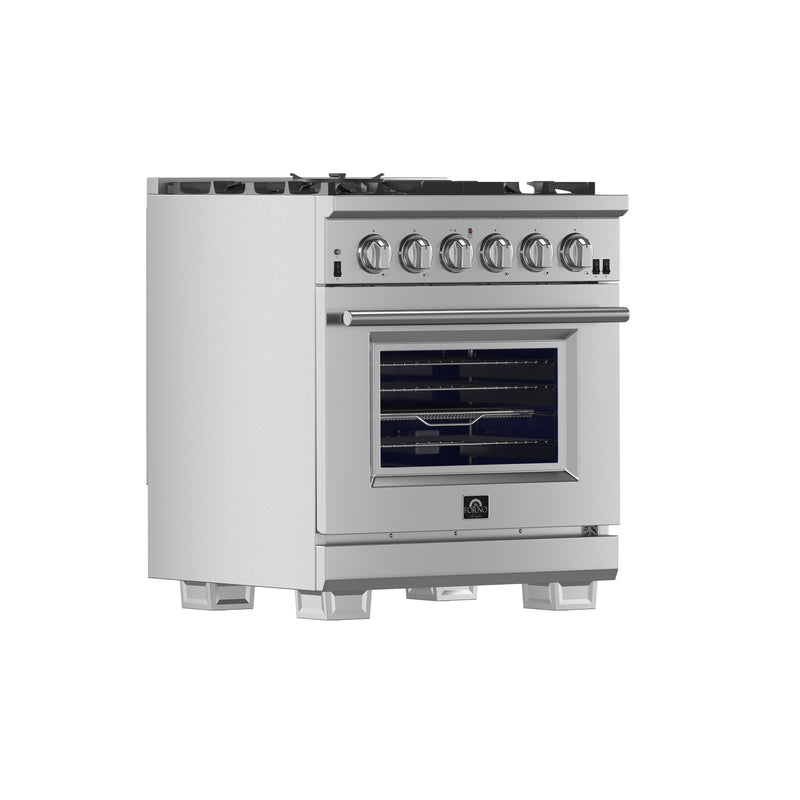 30" Forno Capriasca Freestanding Gas Range - FFSGS6260-30