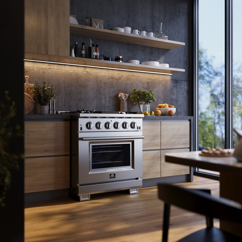 30" Forno Capriasca Freestanding Gas Range - FFSGS6260-30