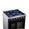 30" Forno Capriasca Freestanding French Door Gas Range - FFSGS6460-30BLK