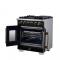 30" Forno Capriasca Freestanding French Door Gas Range - FFSGS6460-30BLK