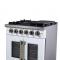 30" Forno Capriasca Freestanding French Door Gas Range - FFSGS6460-30WHT