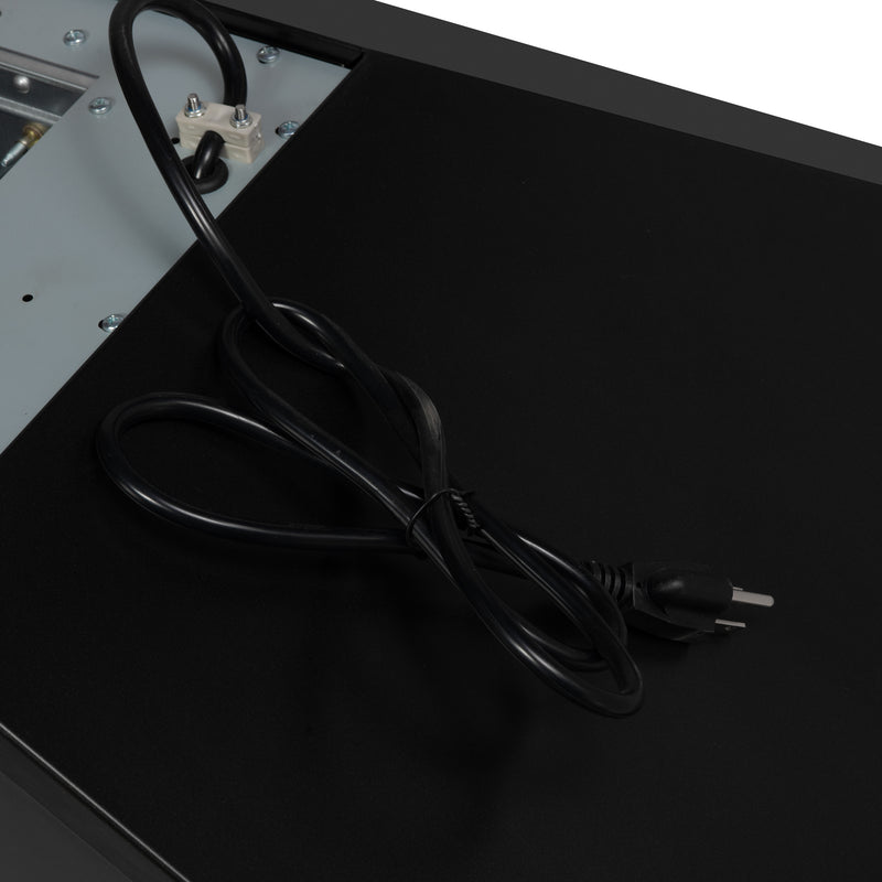 48" Forno Aria Wall-Mounted Range Hood in Black - FRHWM5095-48BLK