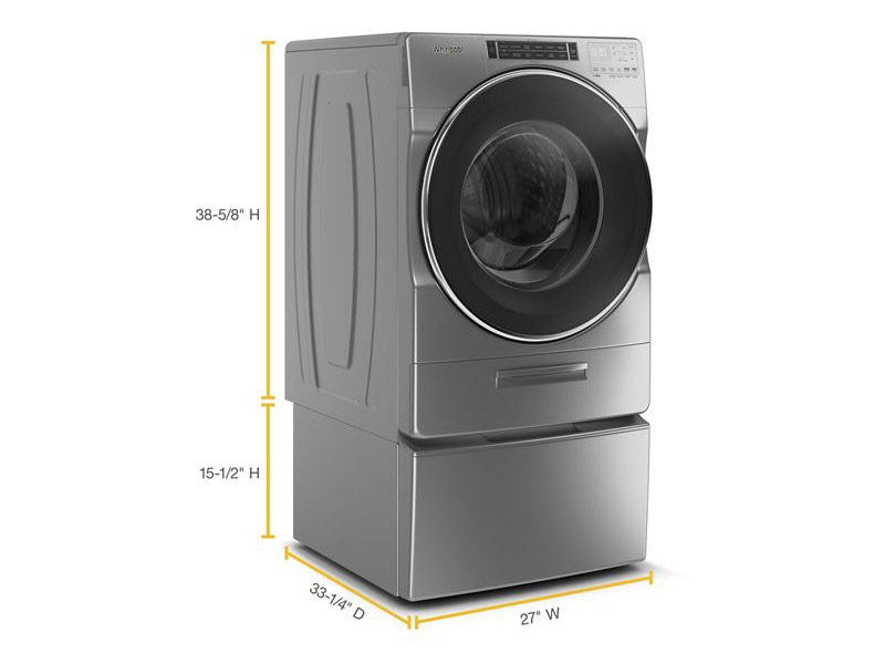 27" Whirlpool 5.8 Cu.Ft. I.E.C. Front Load Washer - WFW8620HC