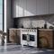 36" Forno Capriasca Freestanding French Door Gas Range - FFSGS6460-36WHT