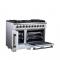 48" Forno Capriasca Freestanding French Door Gas Range - FFSGS6460-48WHT