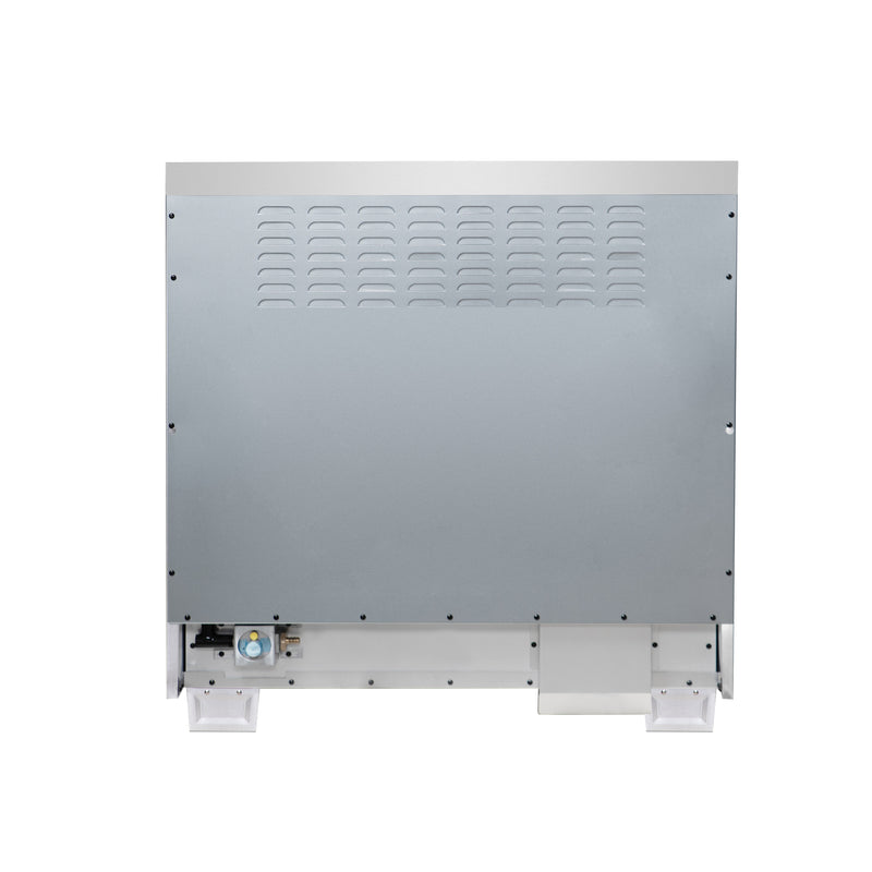36" Forno Capriasca Freestanding French Door Dual Fuel Range - FFSGS6387-36WHT