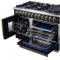 48" Forno Capriasca Freestanding French Door Dual Fuel Range - FFSGS6387-48BLK