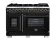 48" Forno Capriasca Freestanding French Door Dual Fuel Range - FFSGS6387-48BLK