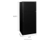 28" Whirlpool 14 Cu. Ft. Top-Freezer Refrigerator with Optional Icemaker - WRT314TFDB