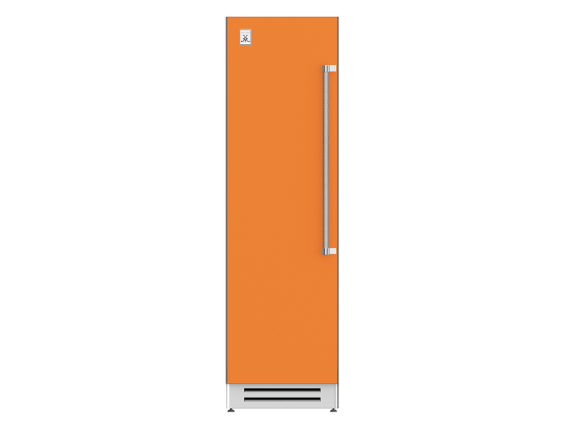 24" Hestan KFC Series Left-Hinge Column Freezer in Citra - KFCL24-OR