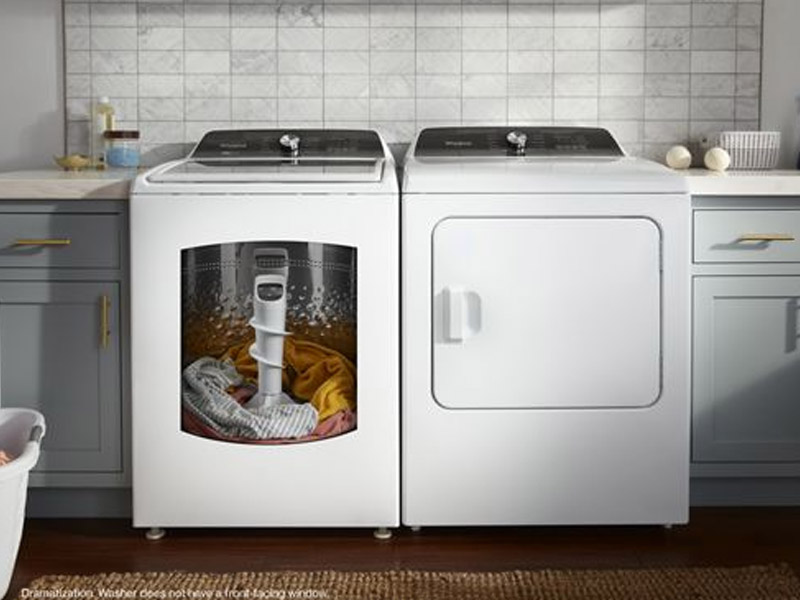 28" Whirlpool Top Load Washer with Removable Agitator - WTW5057LW