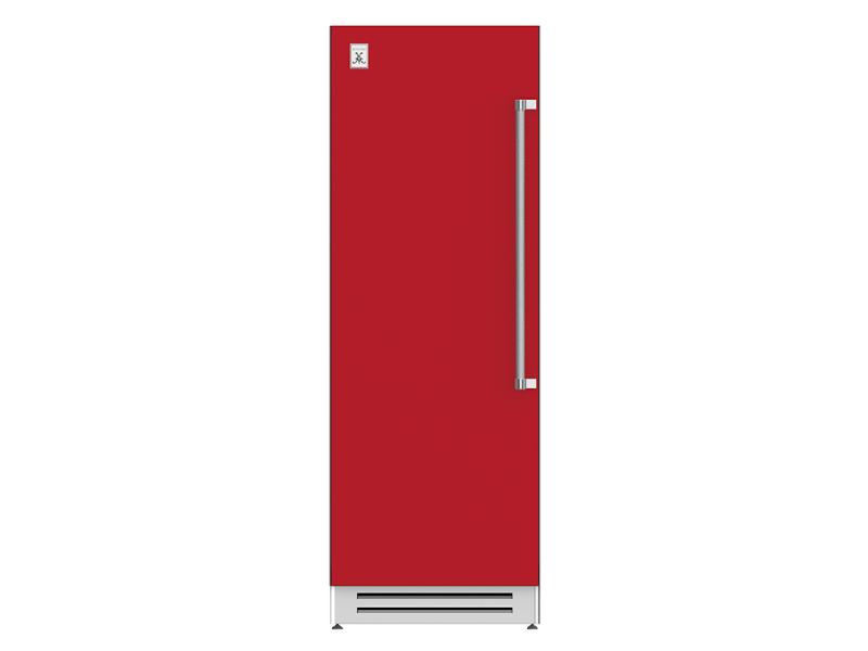 30" Hestan KFC Series Left-Hinge Column Freezer in Matador- KFCL30-RD