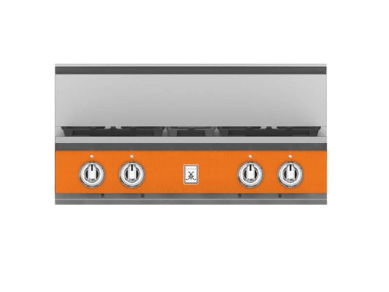 30" Hestan KRT Series 4-Burner Rangetop  with Natural Gas in Citra  - KRT304-NG-OR