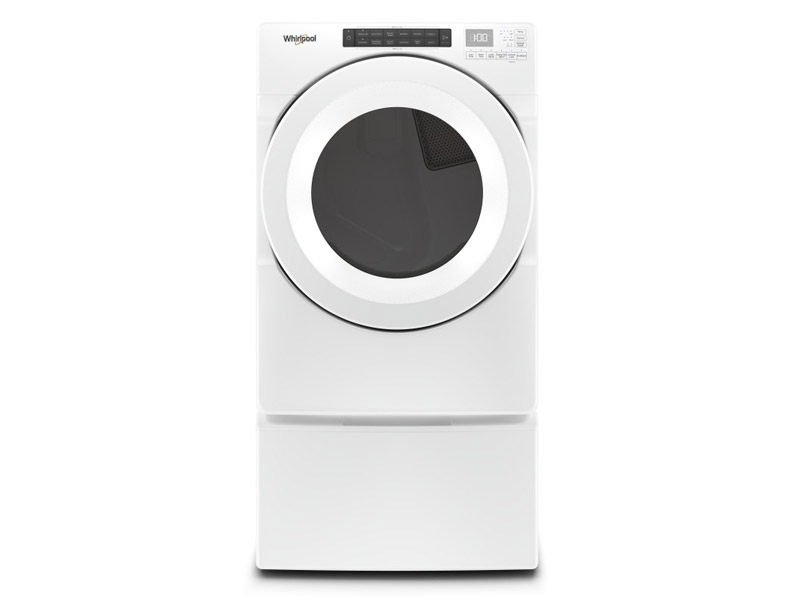 27" Whirlpool 7.4 Cu. Ft. Front Load Electric Dryer With Intiutitive Touch Controls - YWED5620HW