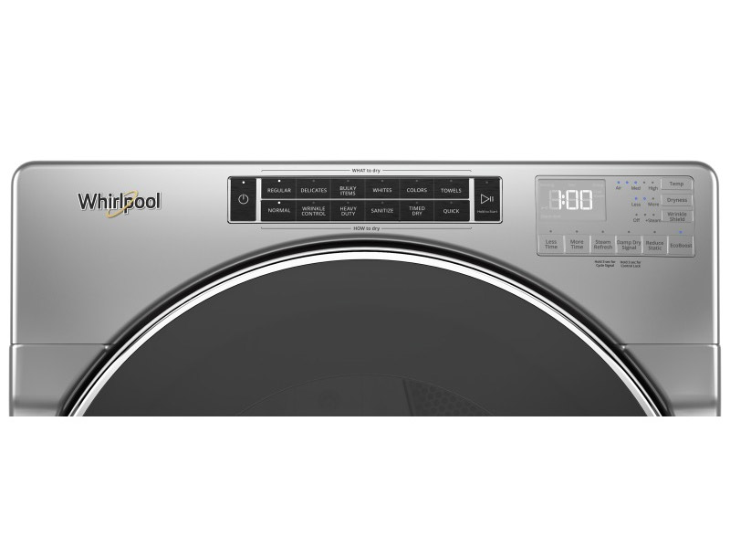 27" Whirlpool 7.4 Cu. Ft. Front Load Electric Dryer With Intiutitive Touch Controls - YWED8620HC