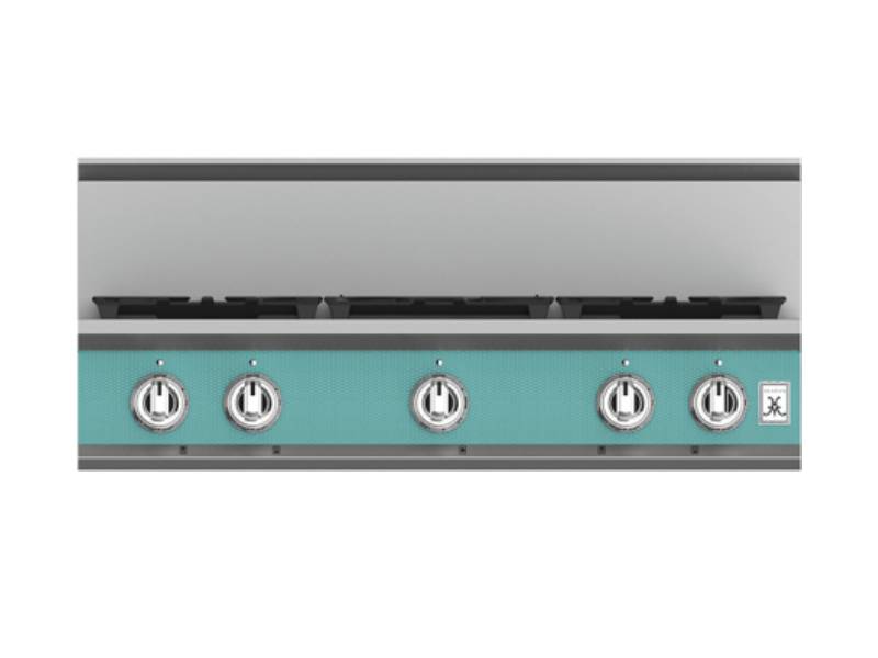 36" Hestan KRT Series 5-Burner Rangetop with Liquid Propane in Bora Bora - KRT365-LP-TQ