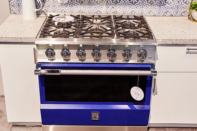 36" Hestan KRD Series Natural Gas Dual Fuel Range with 5-Burner - KRD364GD-NG-GR