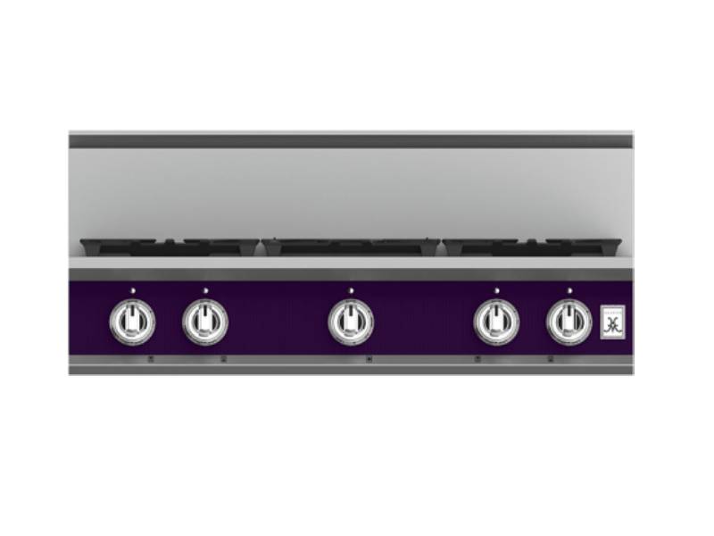 36" Hestan KRT Series 5-Burner Rangetop with Natural Gas in Lush - KRT365-NG-PP