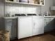 29" Whirlpool 7.0 Cu. Ft. Top Load Gas Moisture Sensing Dryer with Steam - WGD5050LW