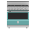 36" Hestan KRD Series Dual Fuel Range with 5-Burners - KRD365-NG-TQ