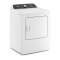 29" Whirlpool 7.0 Cu. Ft. Top Load Electric Moisture Sensing Dryer - YWED5010LW