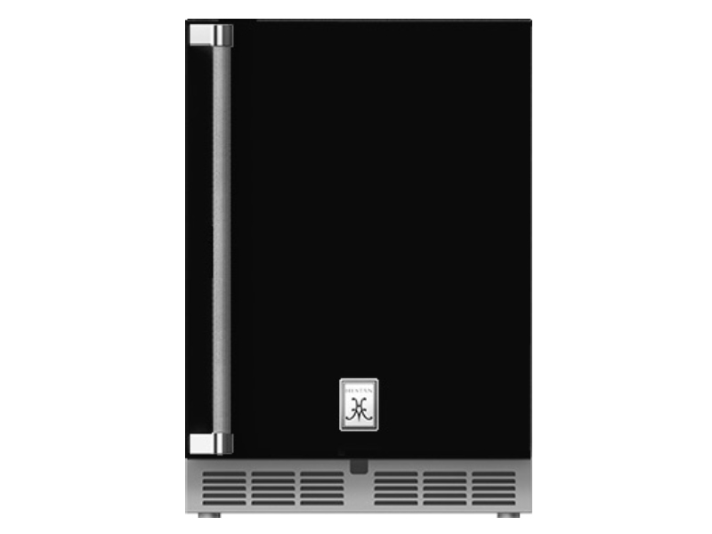 24" Hestan 5.2 Cu. Ft. GRS Series Right Hinge Outdoor Undercounter Refrigerator - GRSR24-BK