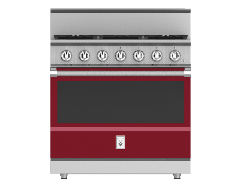 36" Hestan KRG Series Gas Range with 5-Burners - KRG365-NG-BG