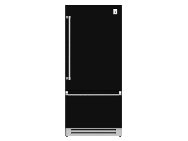 36" Hestan KRB Series Right-Hinge Bottom Mount Refrigerator with Bottom Compressor - KRBR36-BK