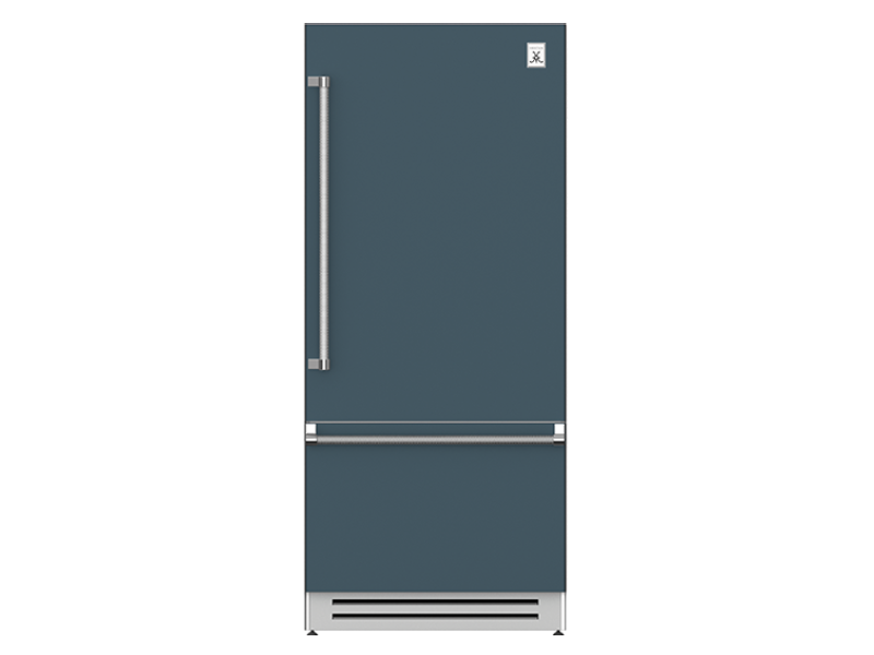 36" Hestan KRB Series Right-Hinge Bottom Mount Refrigerator with Bottom Compressor - KRBR36-GG