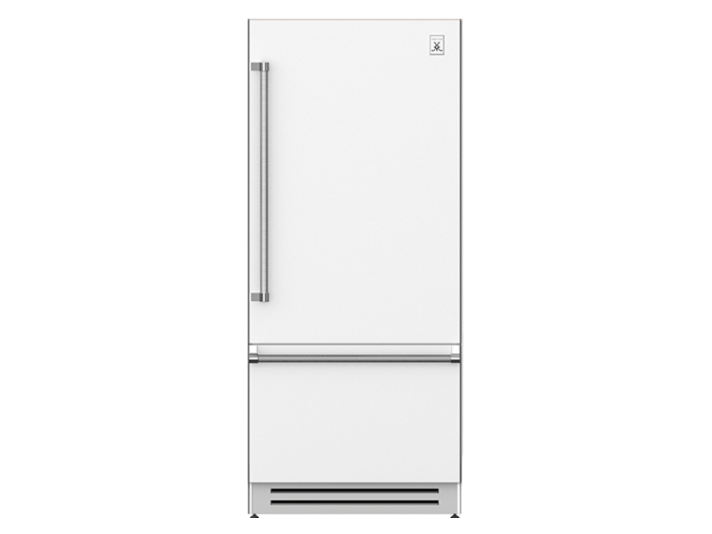 36" Hestan KRB Series Right-Hinge Bottom Mount Refrigerator with Bottom Compressor - KRBR36-WH