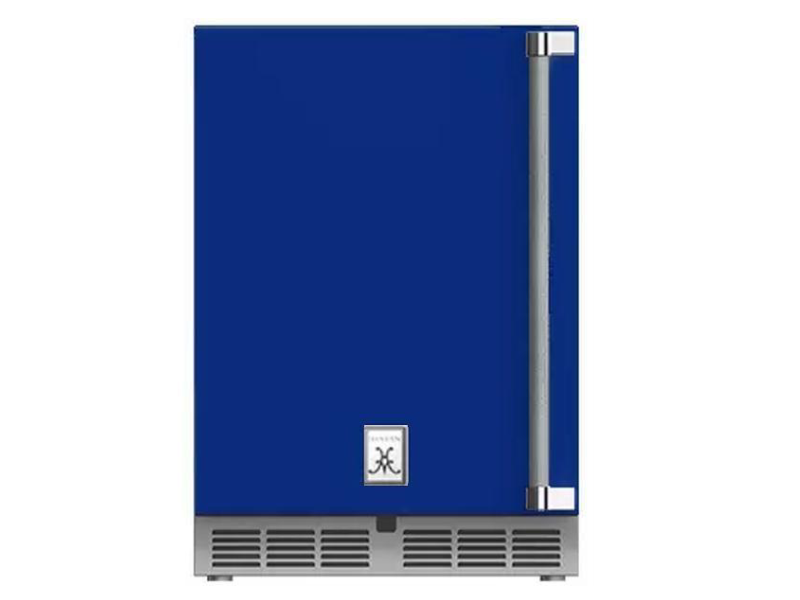 24" Hestan 5.2 Cu. Ft. GRS Series Left Hinge Outdoor Undercounter Refrigerator - GRSL24-BU