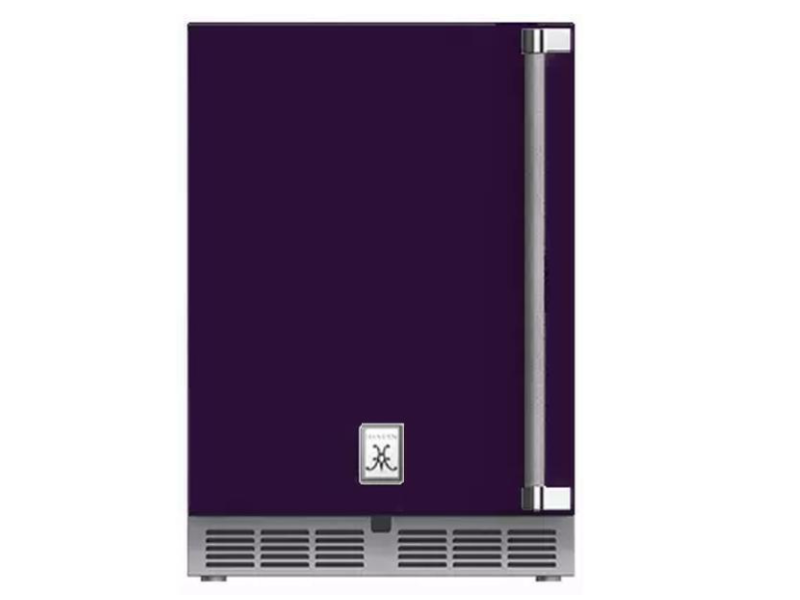 24" Hestan 5.2 Cu. Ft. GRS Series Left Hinge Outdoor Undercounter Refrigerator - GRSL24-PP