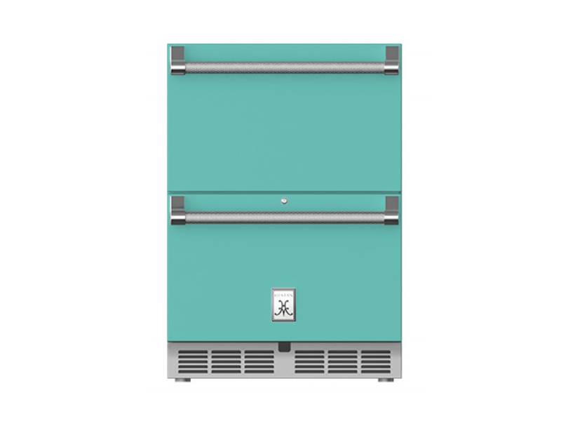 24" Hestan GRF Series Outdoor Refrigerator Drawer and Freezer Drawer - GRFR24-TQ
