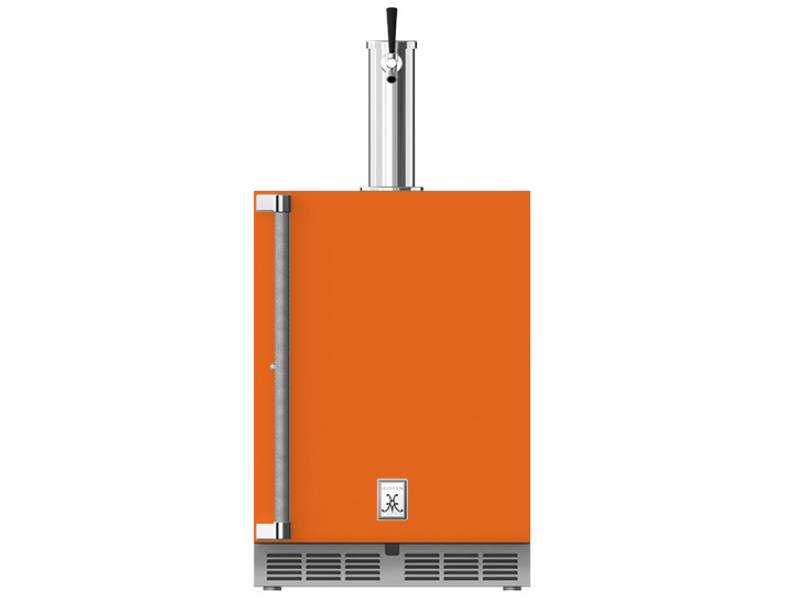 24" Hestan GFDS Series 5.2 cu. ft. Outdoor Single Faucet Beer Dispenser  - GFDSR241-OR